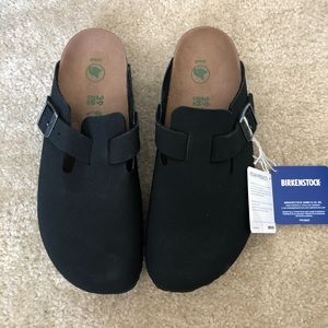 Birkenstock BOSTON CLOG black vegan NWT